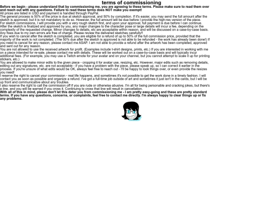 terms screenshot