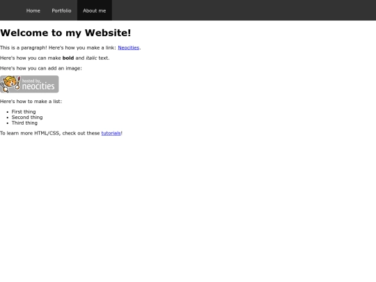 about-me screenshot