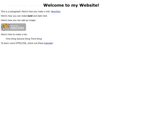 portfolio screenshot