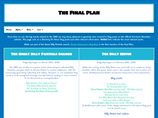 thefinalplan screenshot