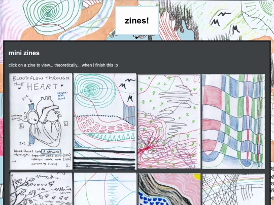 zines screenshot