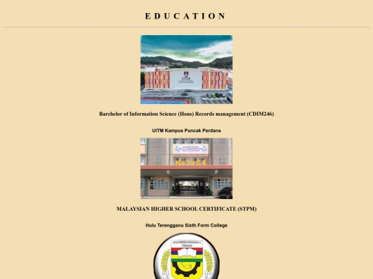 education screenshot