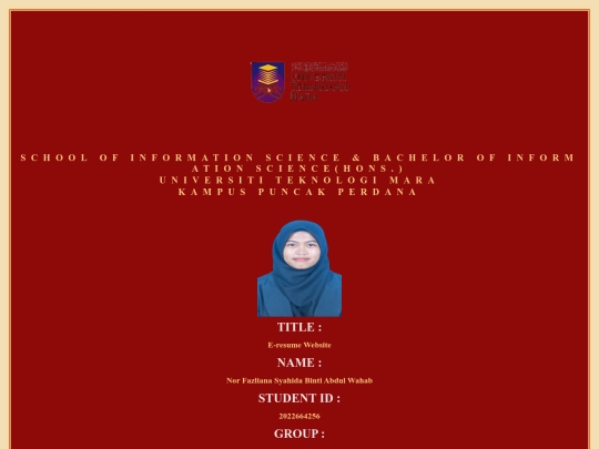 student screenshot