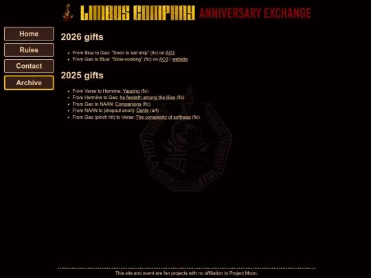 archive screenshot