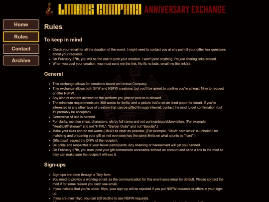 rules screenshot