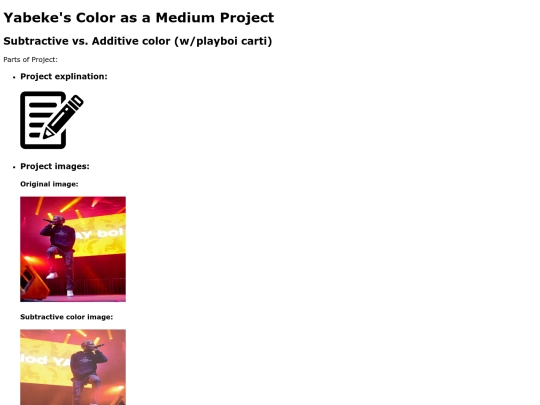 Color screenshot