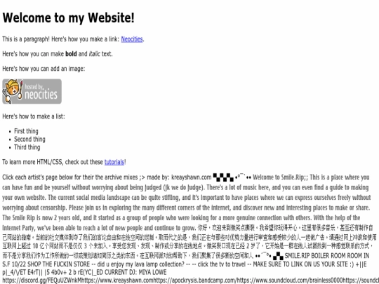 index screenshot