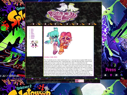 diary screenshot