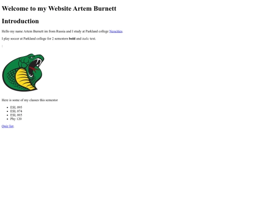 index screenshot