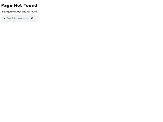 not_found screenshot