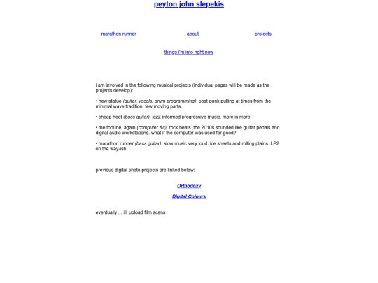 projects screenshot