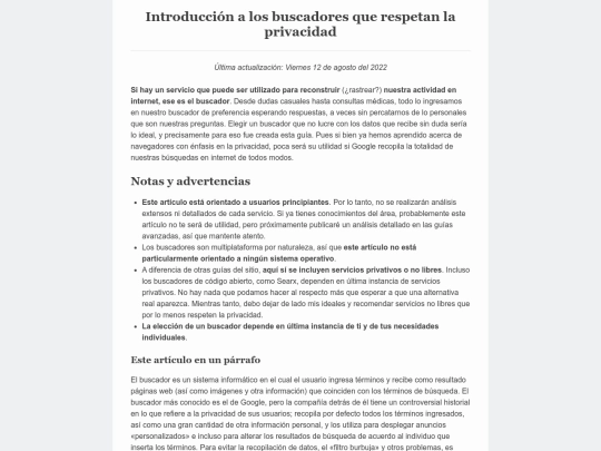 buscadores screenshot