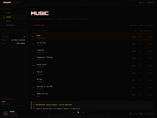 music screenshot