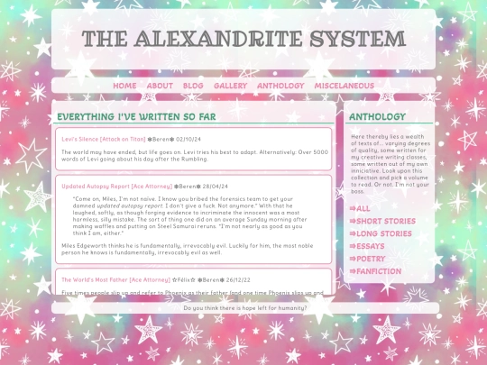 anthology_index screenshot
