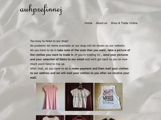 shoptradeonline screenshot