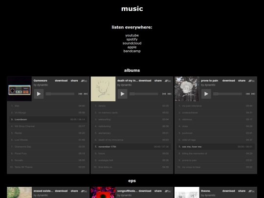 music screenshot