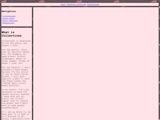 navigation sites/Collections screenshot