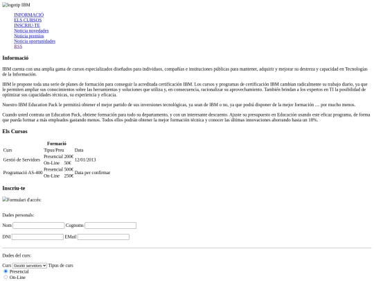 index screenshot