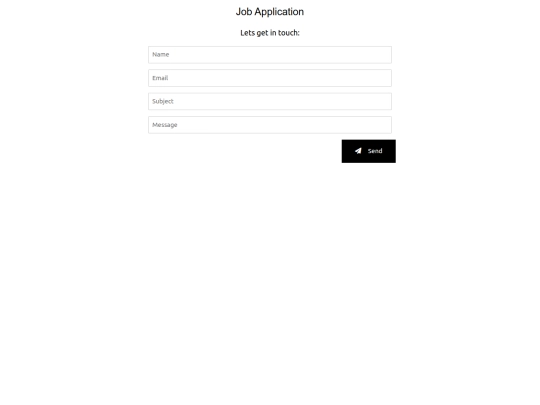 job_appl screenshot
