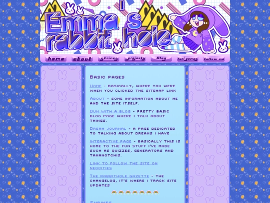 Sitemap screenshot