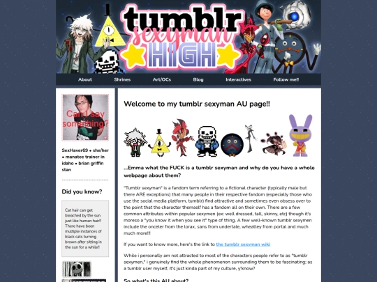 TumblrSexymanHigh screenshot