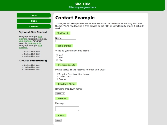 contact screenshot