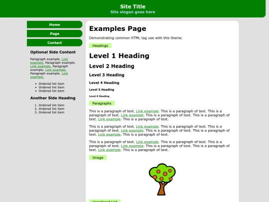 page screenshot