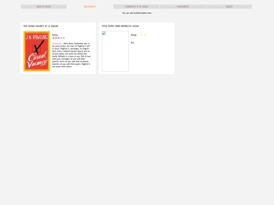 bookshelf screenshot