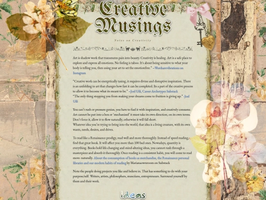 wiki/creativity screenshot
