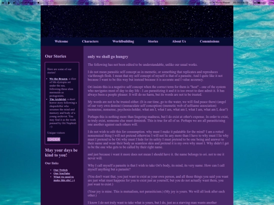 Pages/Blog Posts/Omachas_Amblings/only-we-shall-go-hungry screenshot