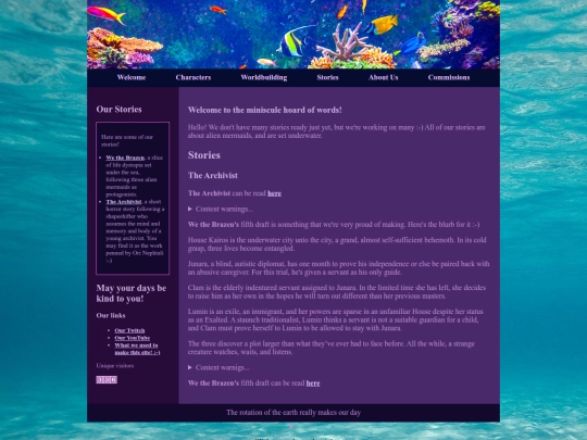 Pages/Stories screenshot