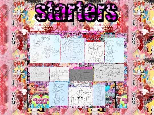 starters screenshot
