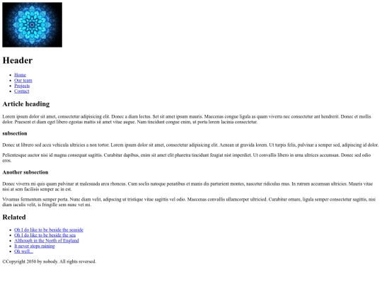 index screenshot