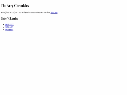 index screenshot