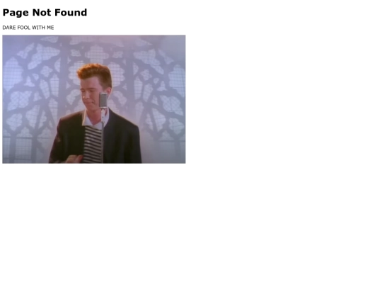 not_found screenshot