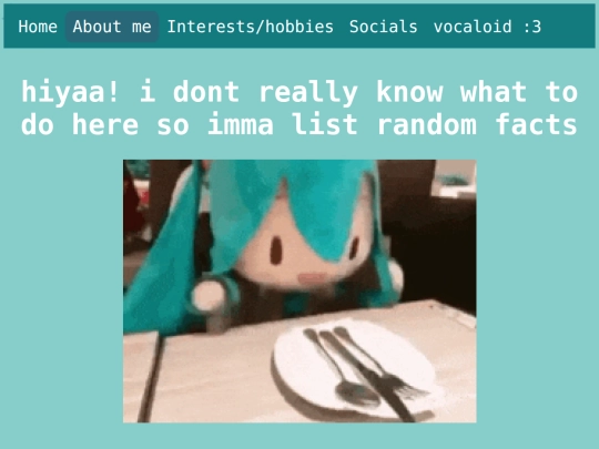 about me/aboutme screenshot