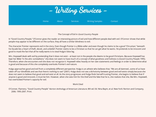 essay screenshot