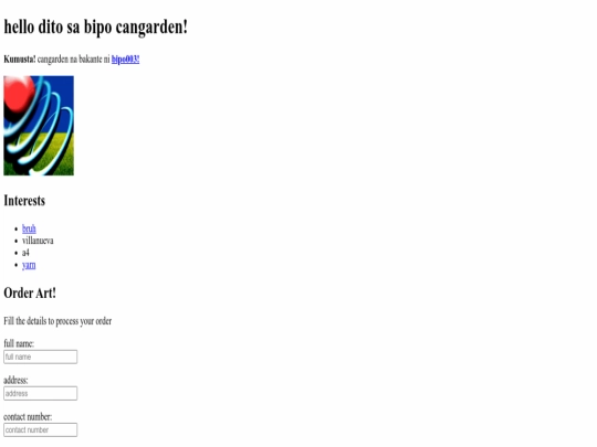 index screenshot