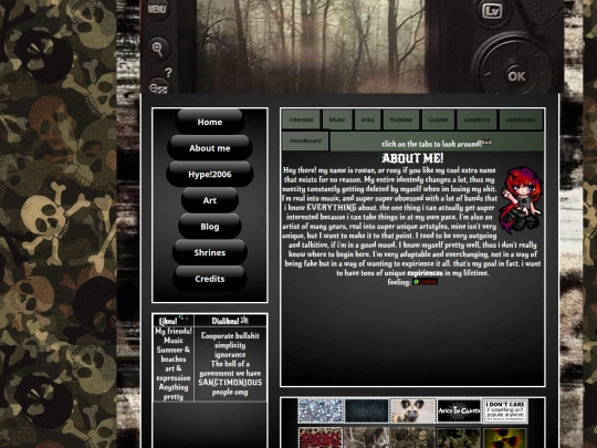 Aboutme screenshot