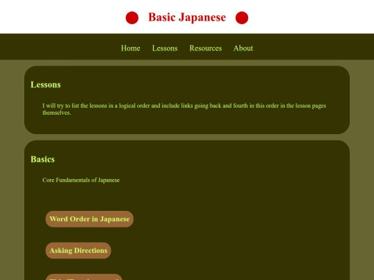 lessons screenshot