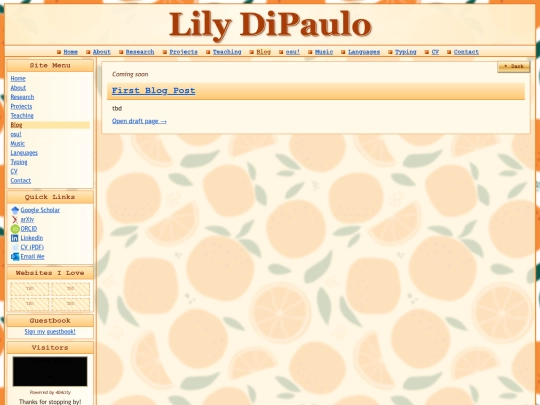 blog screenshot