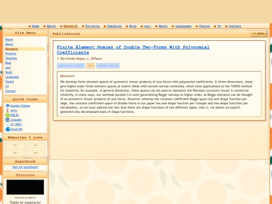 publications screenshot