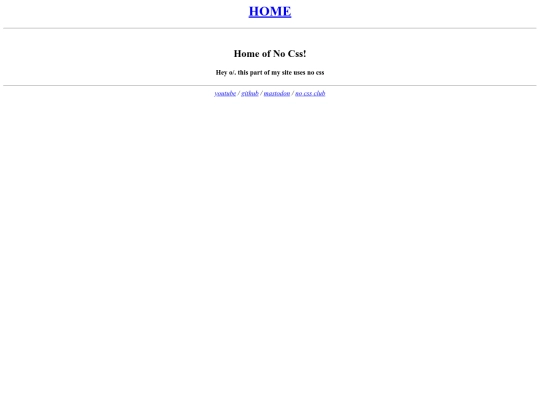 nocss screenshot