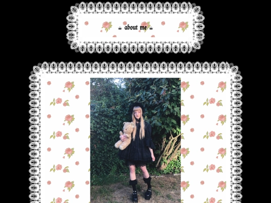 about-me screenshot