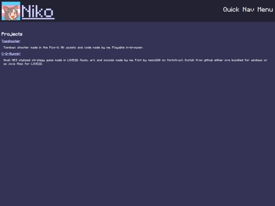 projects screenshot