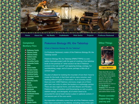 My Books and Projects/ProfessorRedwood screenshot