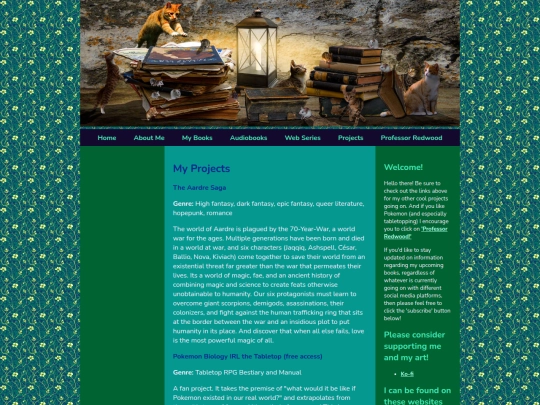 My Books and Projects/myprojects screenshot