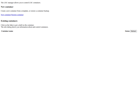 lxc_manager screenshot