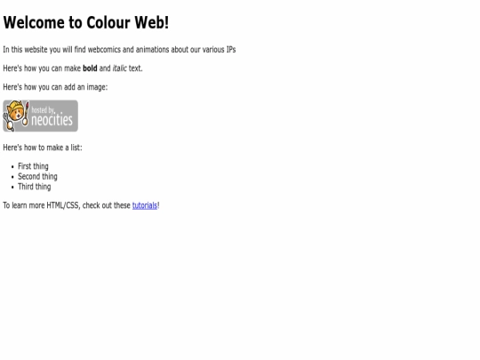index screenshot