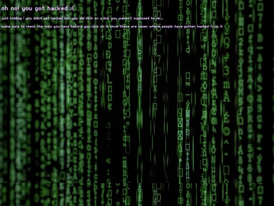 hacked screenshot